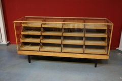 Early 20th Century Haberdashers Countertop Display Cabinet