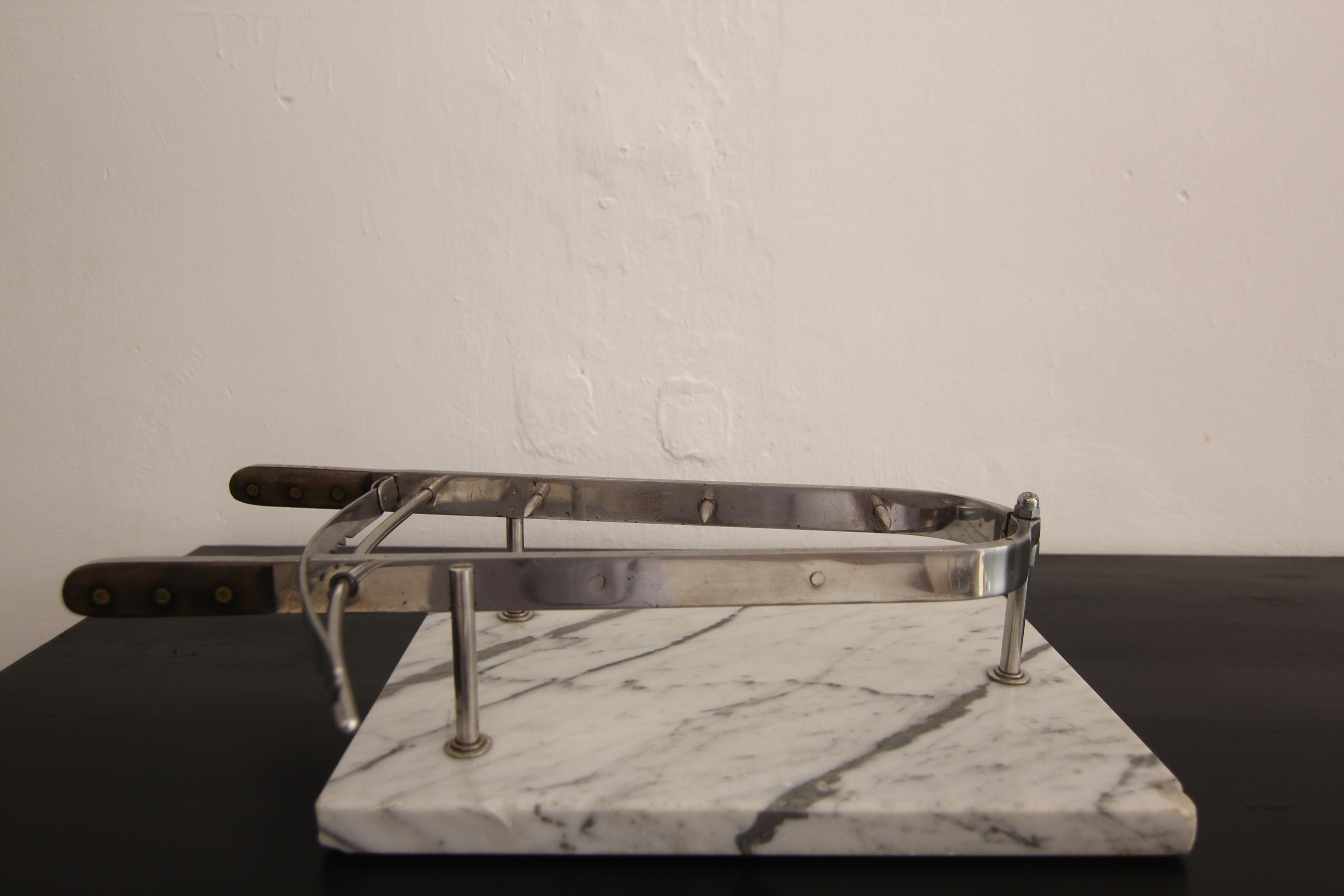 Early 20th Century Ham Holder on Marble Base For Sale 11