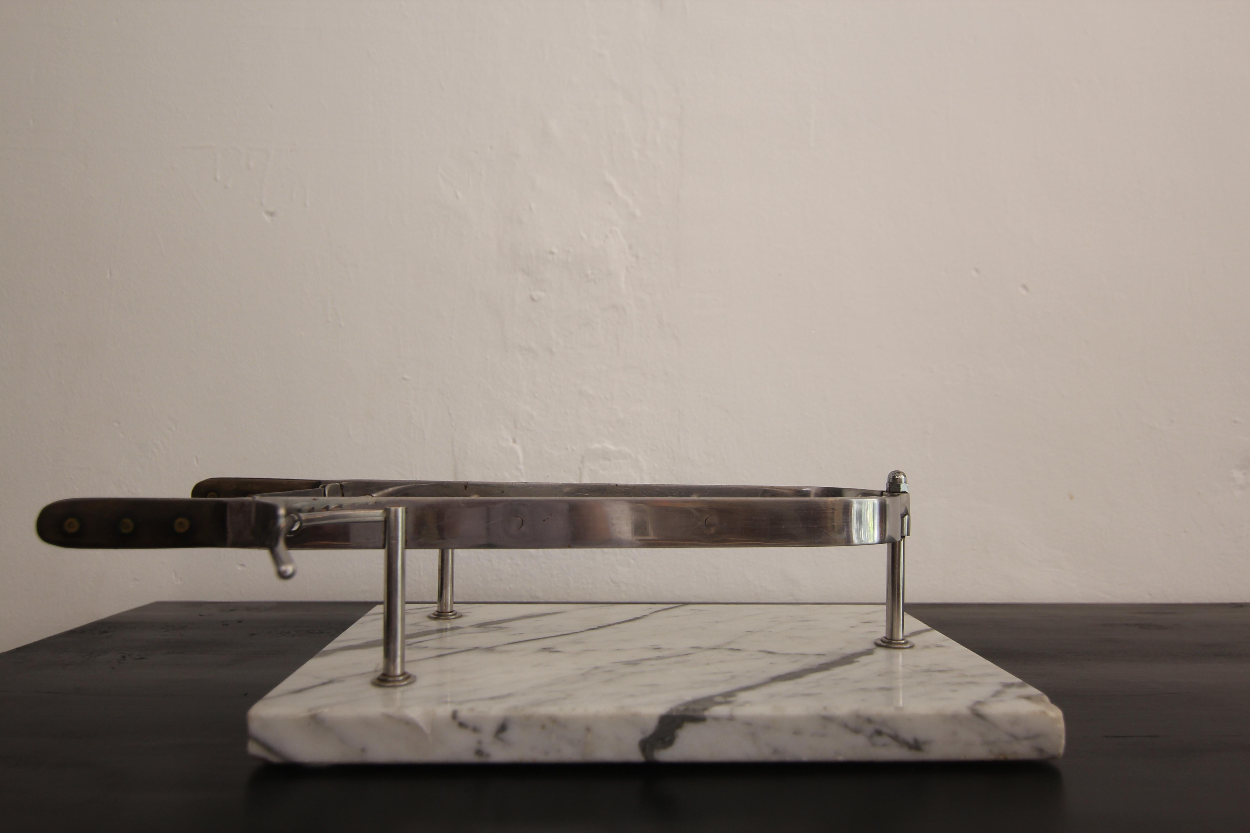 Early 20th Century Ham Holder on Marble Base For Sale 12