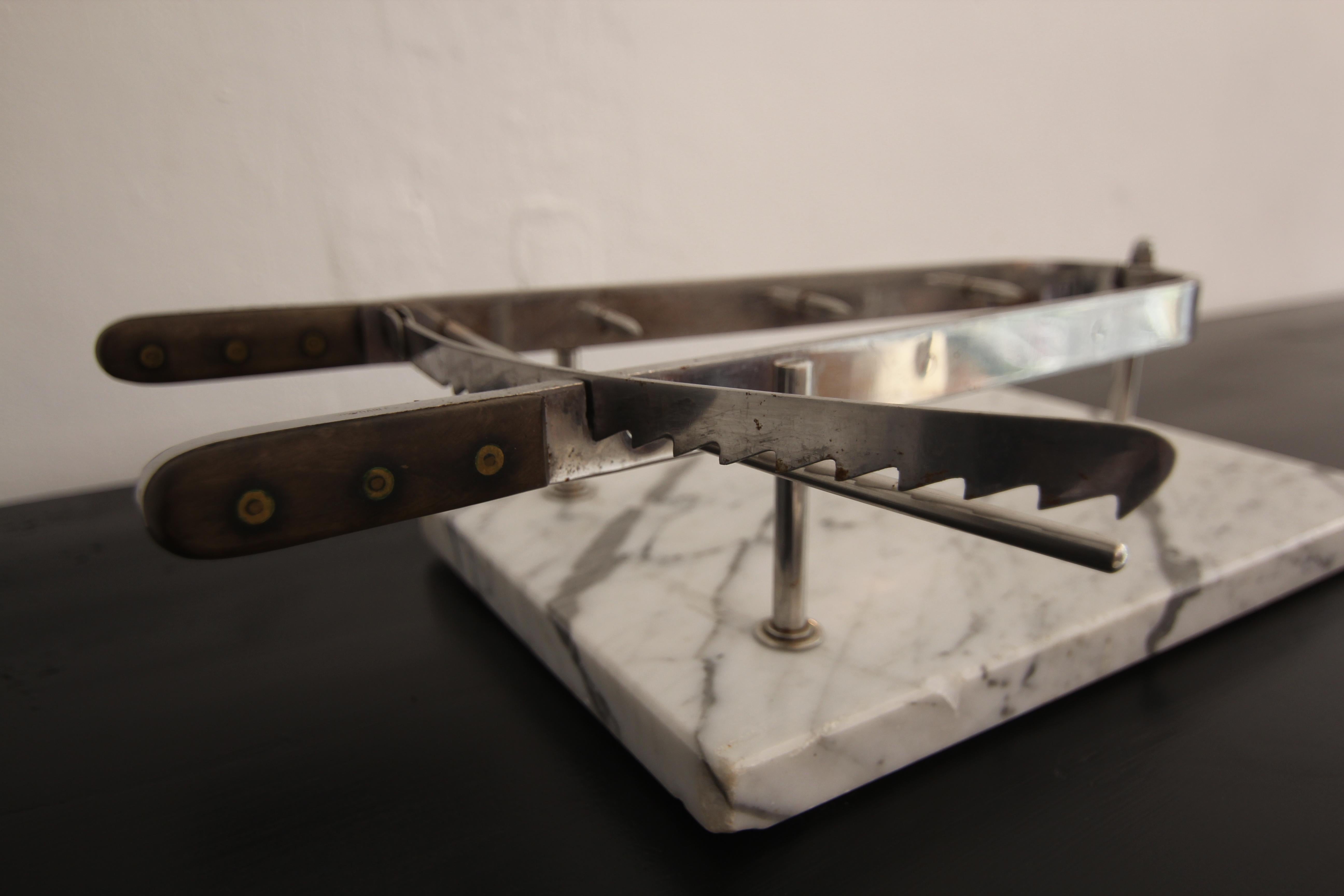 Early 20th Century Ham Holder on Marble Base For Sale 13