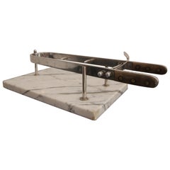 Early 20th Century Ham Holder on Marble Base