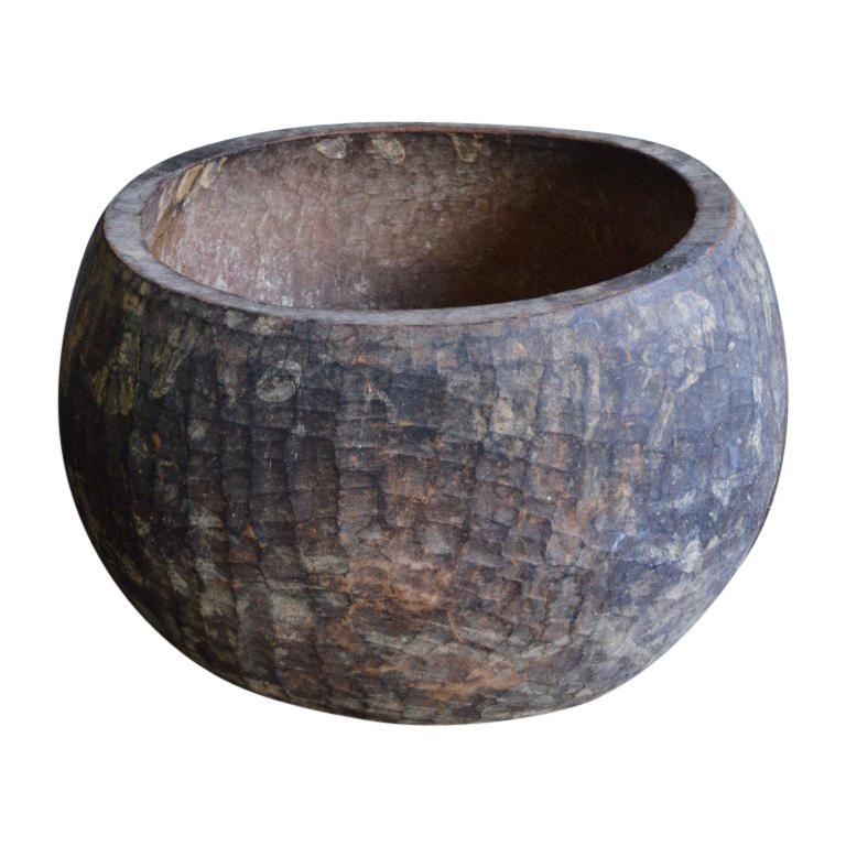 Early 20th Century Hand Carved African Grain Bowl