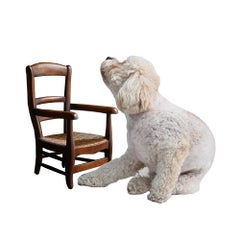 Early 20th century hand carved apprentice chair model