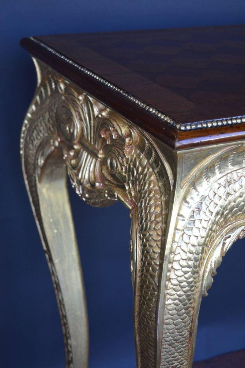 Early 20th Century Hand-Carved Console For Sale 2