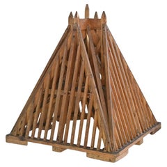 Early 20th Century hand carved huge pine architectural model