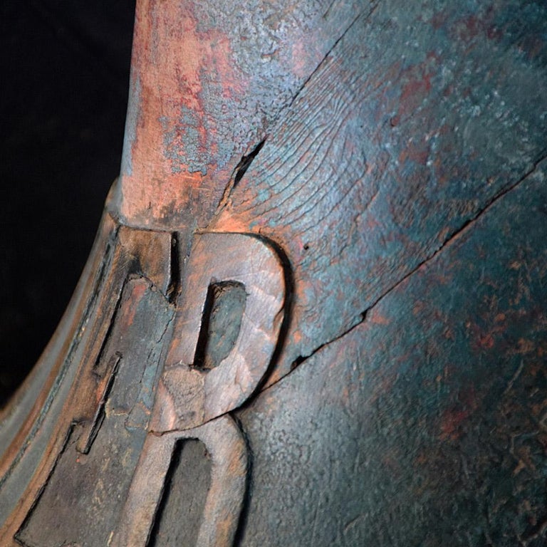 Shoemaker Sign Early 20th Century Hand Carved Shoemakers Trade Sign For Sale at 1stDibs