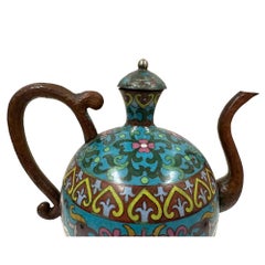Early 20th Century Hand-Crafted Chinese Cloisonné Ewer / Teapot