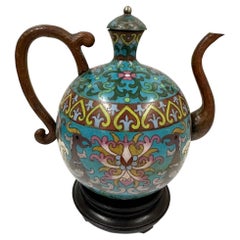 Early 20th Century Hand-Crafted Chinese Cloisonné Ewer / Teapot