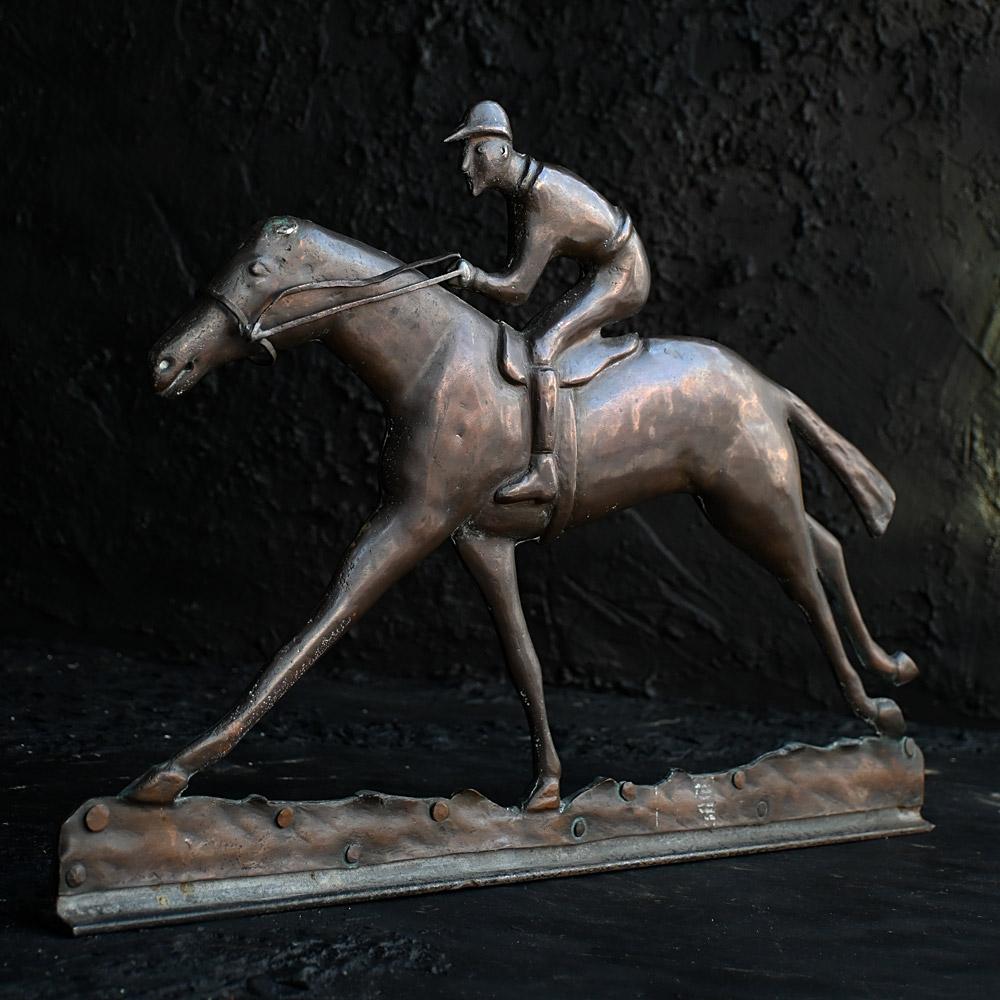 Early 20th Century Hand-Crafted Copper Weathervane For Sale 1