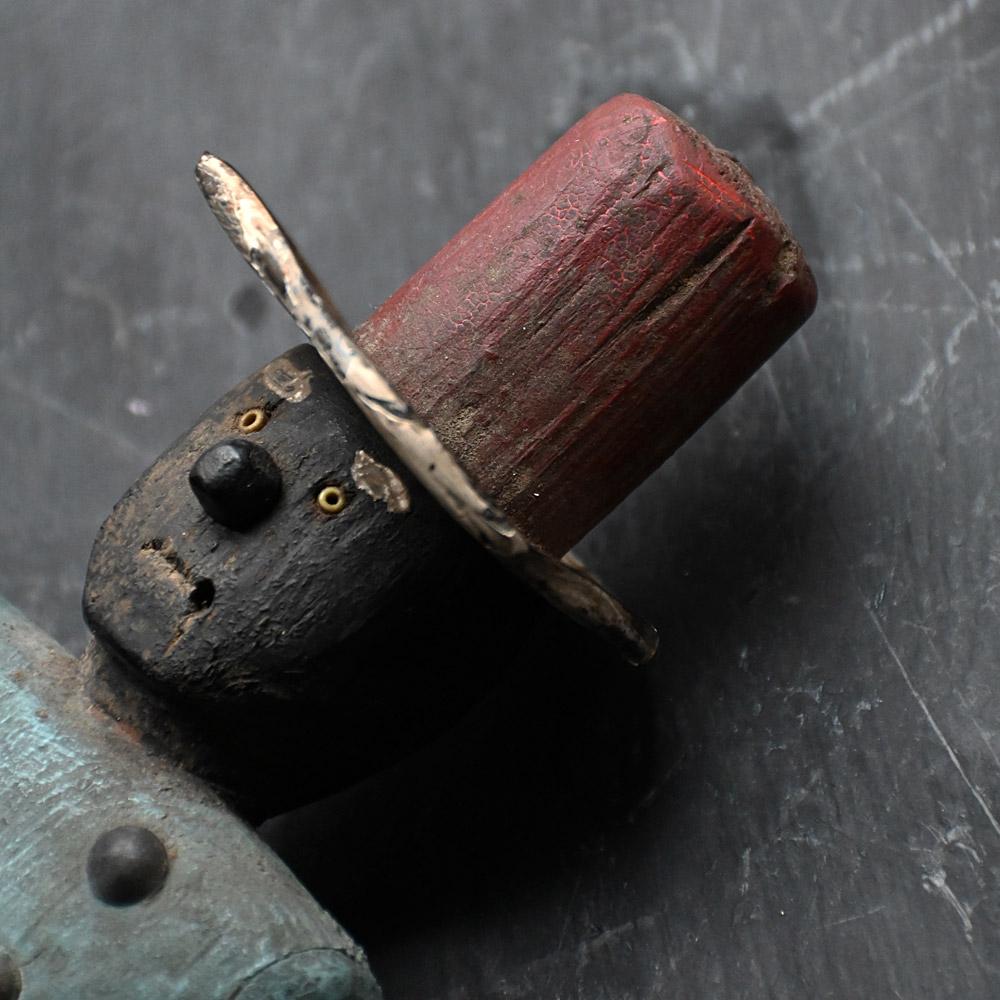 Early 20th Century Hand Crafted Folk-art American Jig Doll Figure In Fair Condition In London, GB