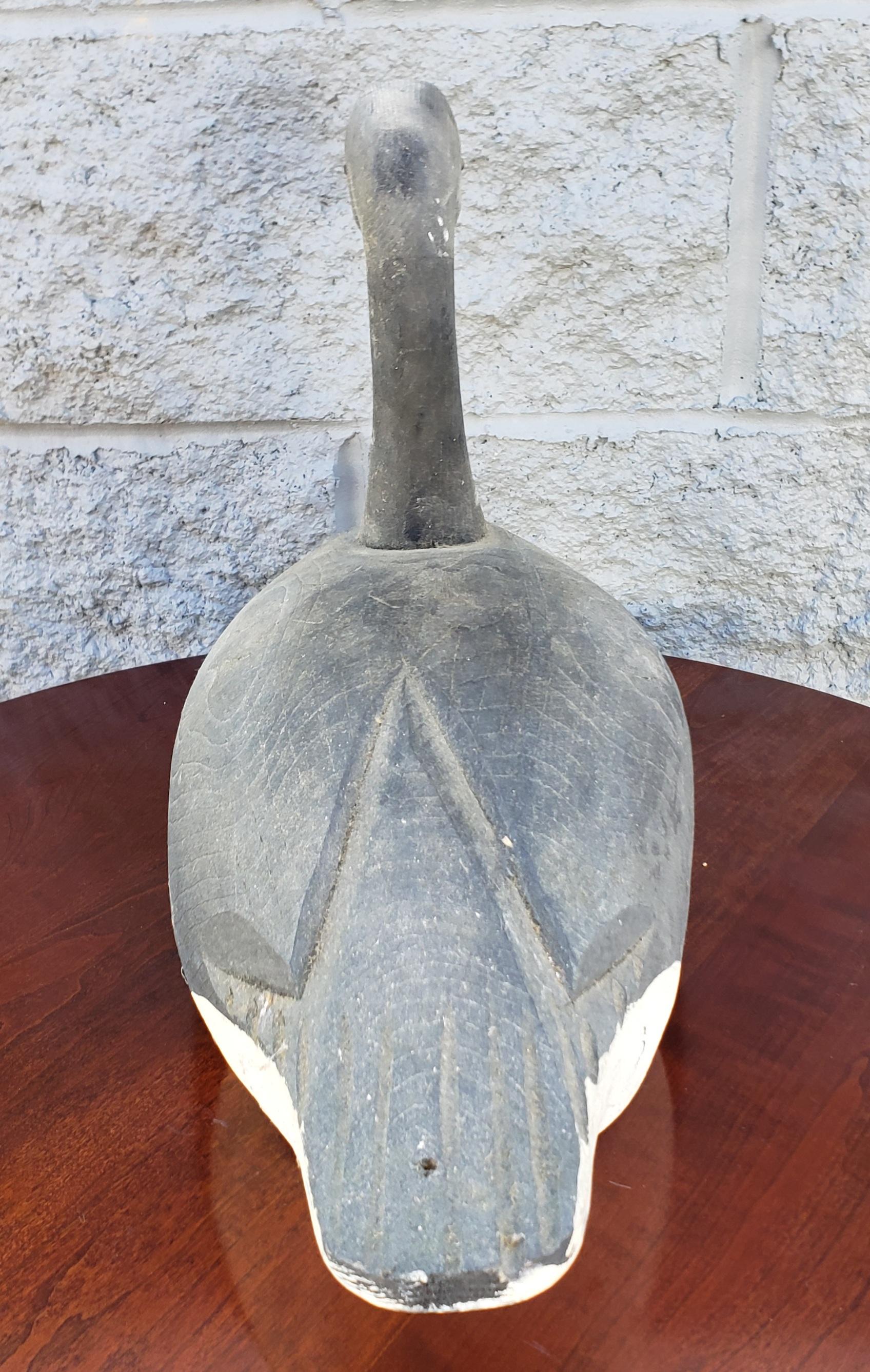American Classical Early 20th Century Hand-Crafted Hardwood American Duck Decoy