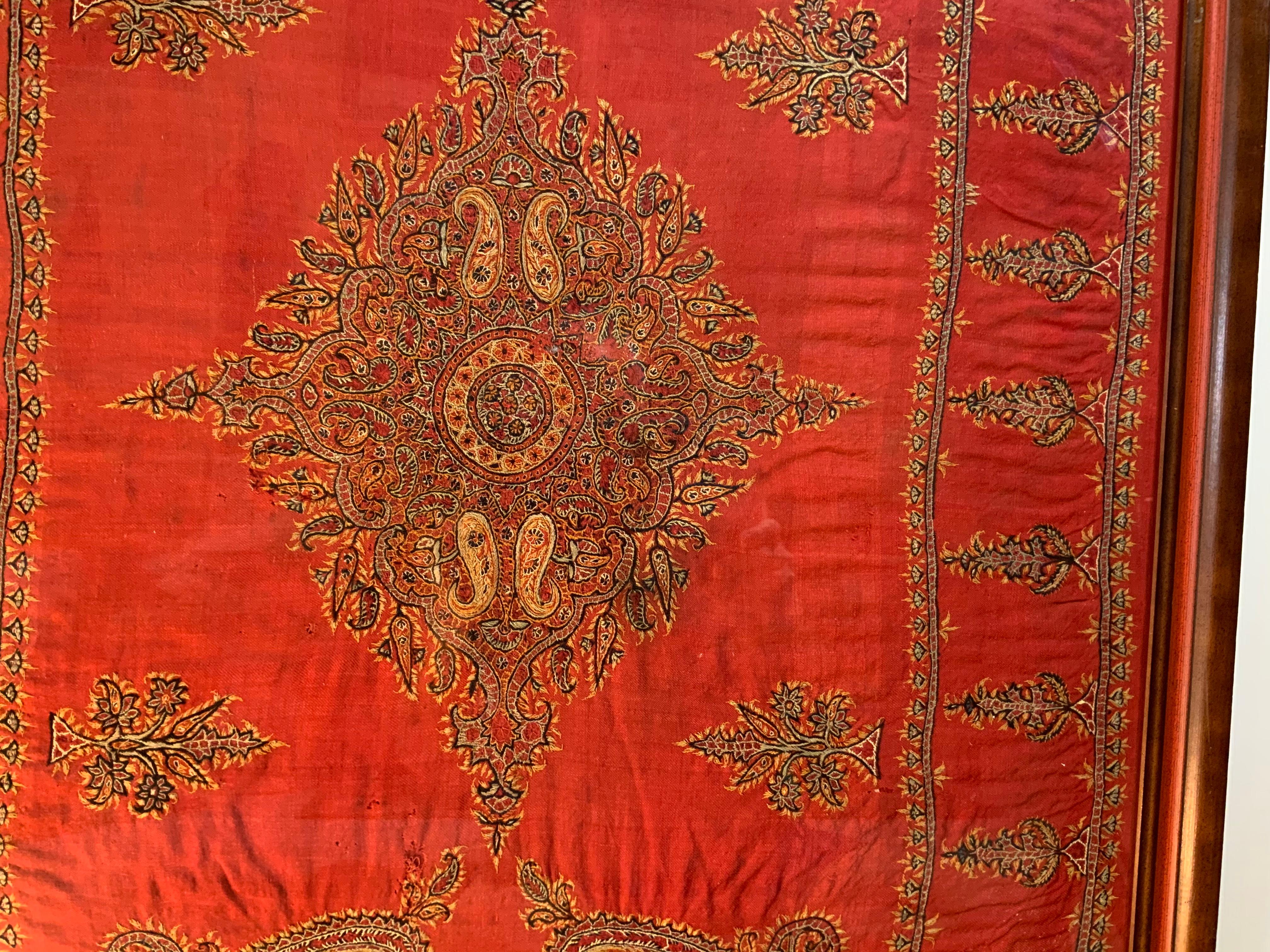 Early 20th Century Hand Embroidery Suzani Wall Hanging 6