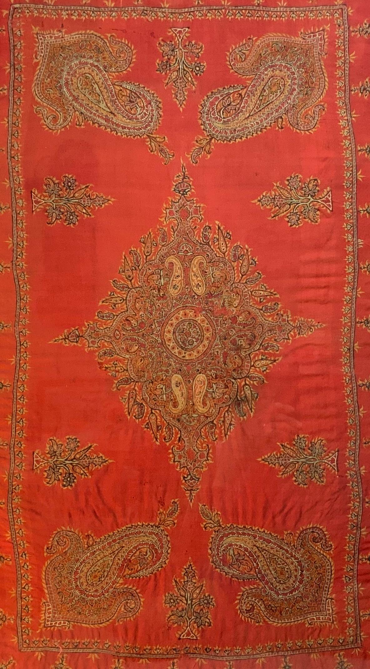 Early 20th Century Hand Embroidery Suzani Wall Hanging 12