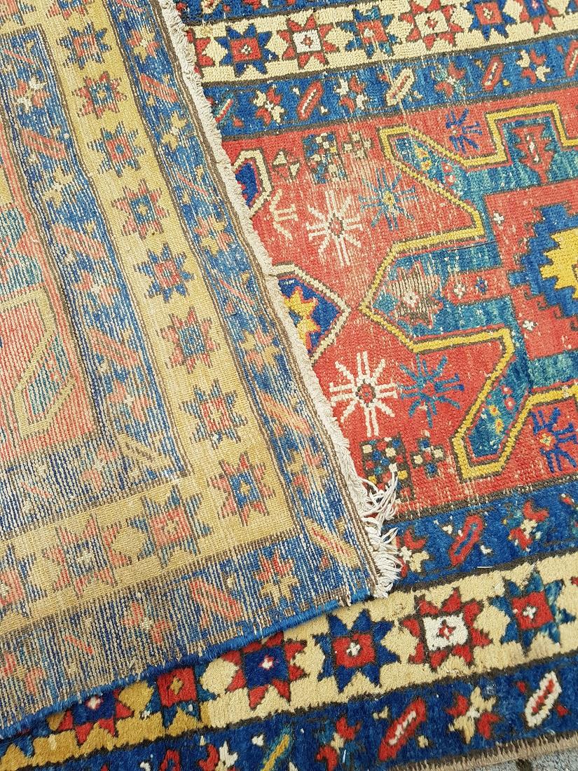 Early 20th Century Hand Knotted Caucasian Runner 2