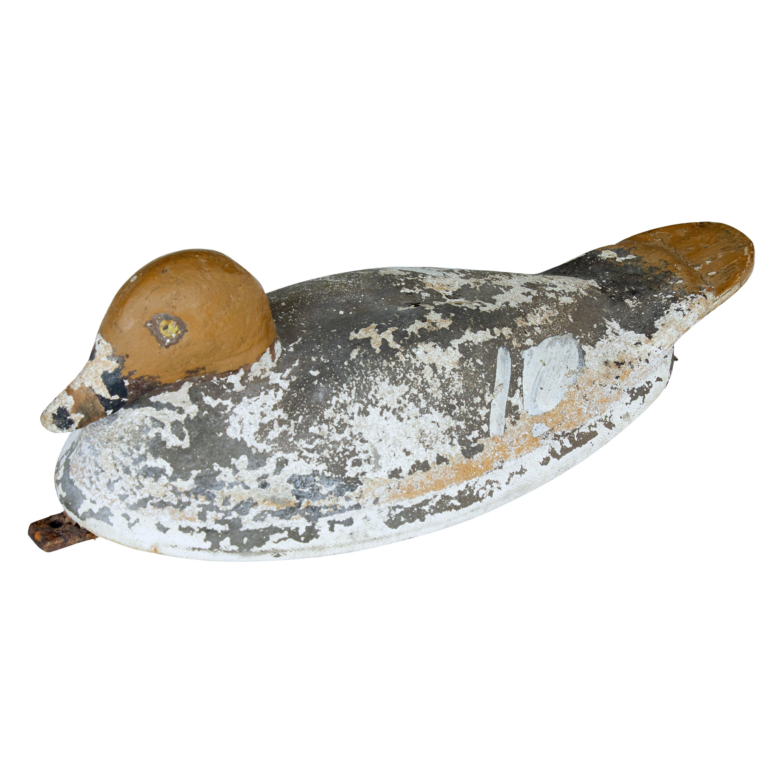 Early 20th Century Hand Painted Decoy Duck