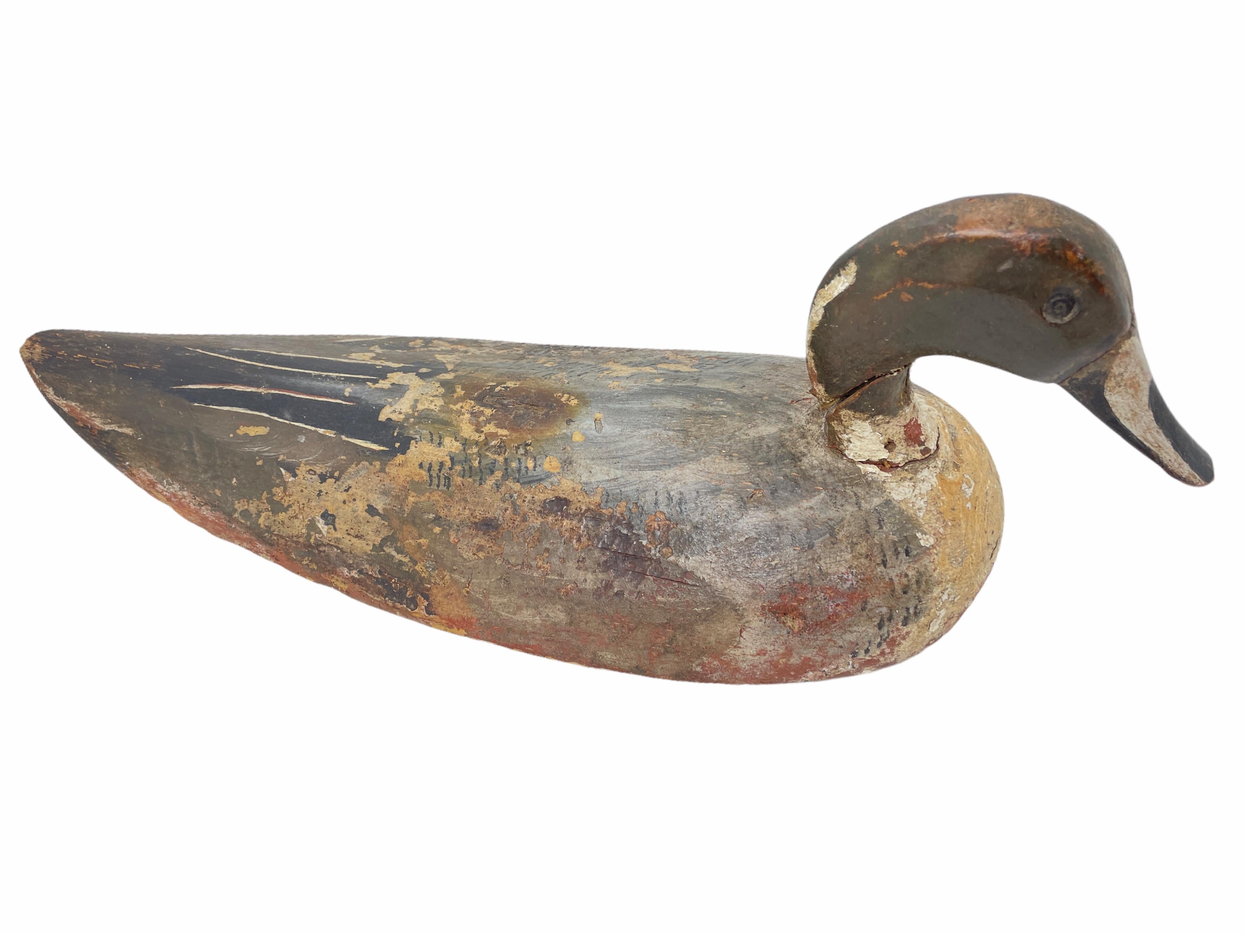 Artisanat Appelant de canard peint à la main au début du 20e siècle Antique, allemand en vente