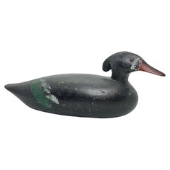 Early 20th Century Hand Painted Duck Decoy Vintage, USA owned by Bob Tillbutt
