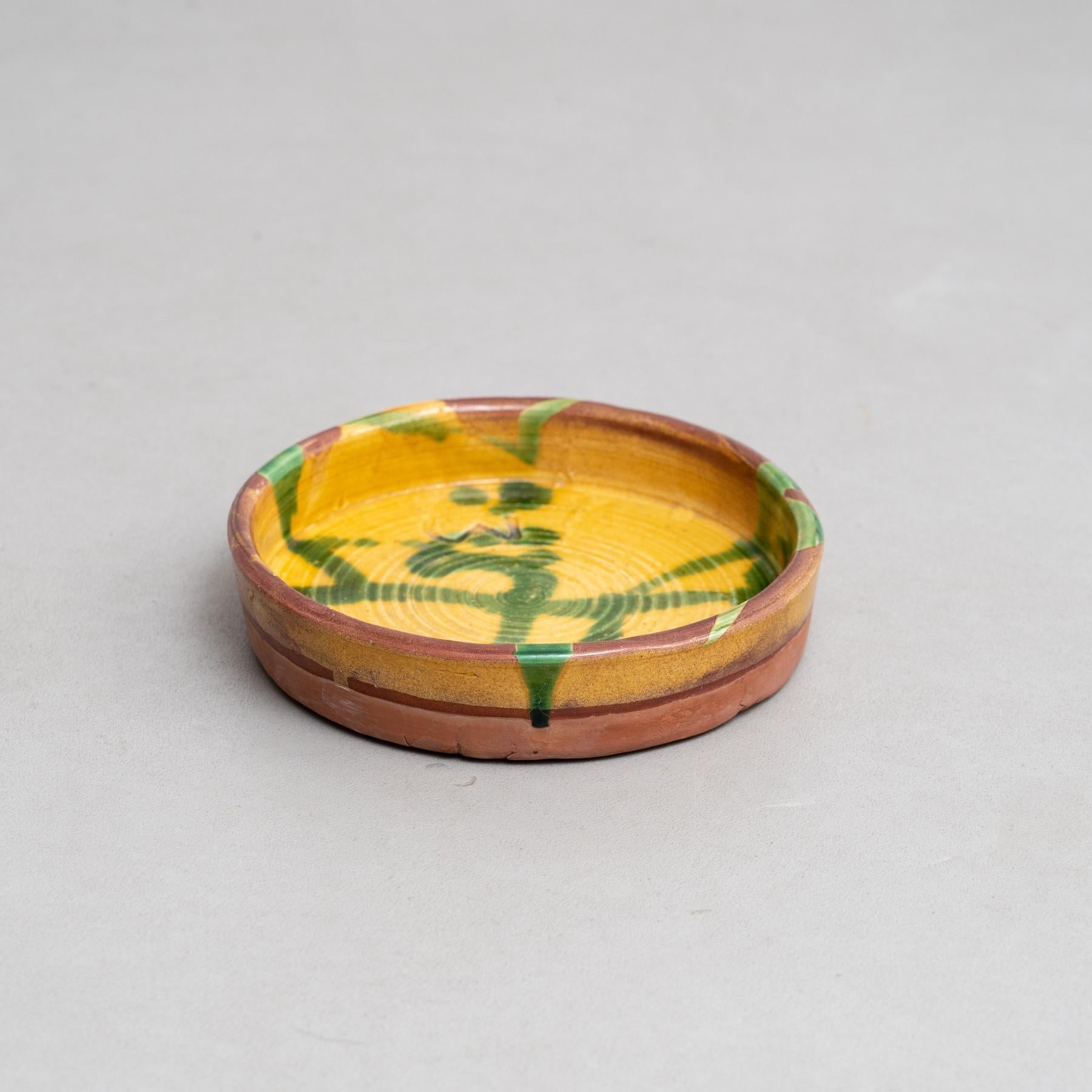 Rustico Ceramica tradizionale rustica dipinta a mano dei primi del Novecento in vendita