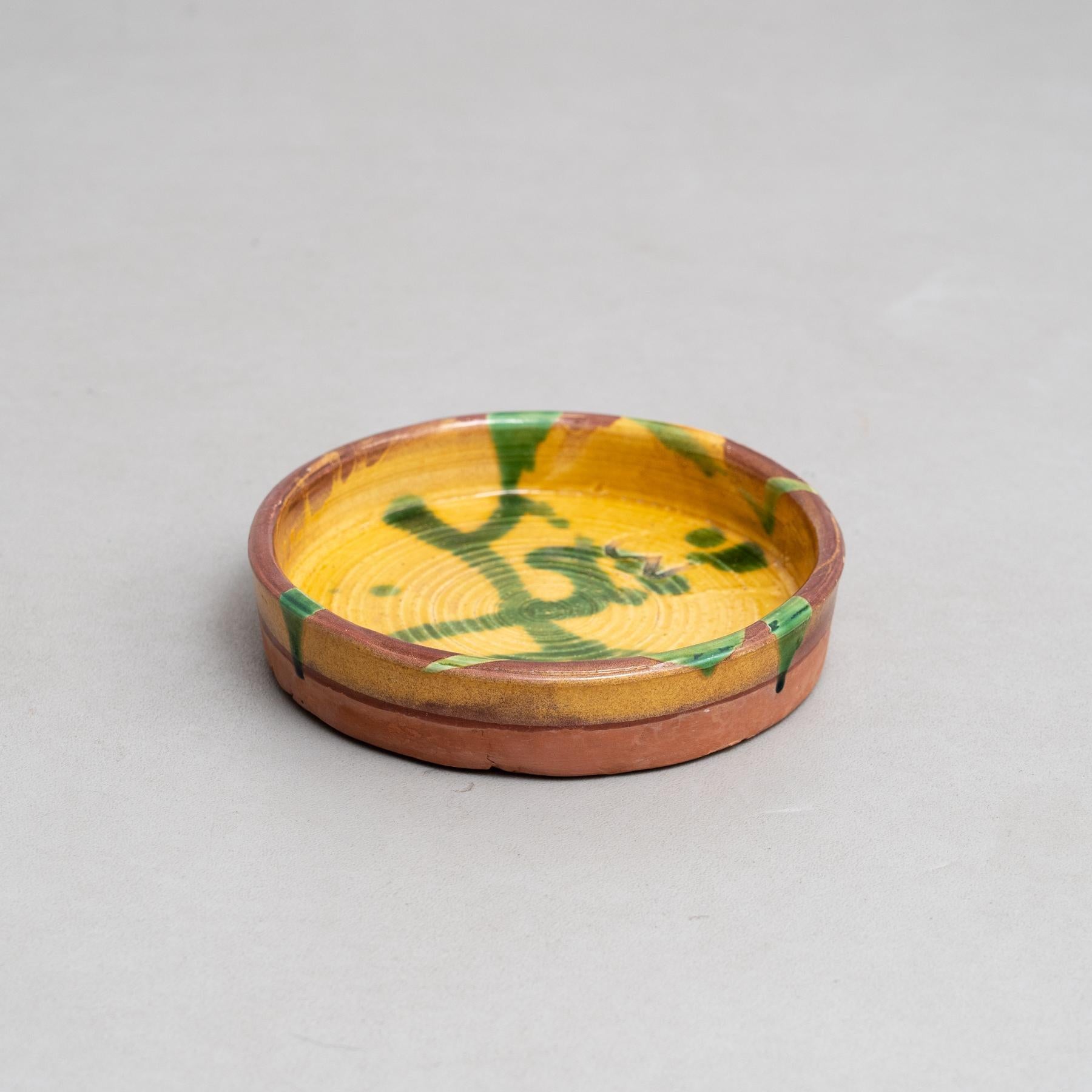  Anfang des 20. Jahrhunderts handbemalt Rustikal Beliebt Traditionell Keramik im Zustand „Gut“ im Angebot in Barcelona, ES