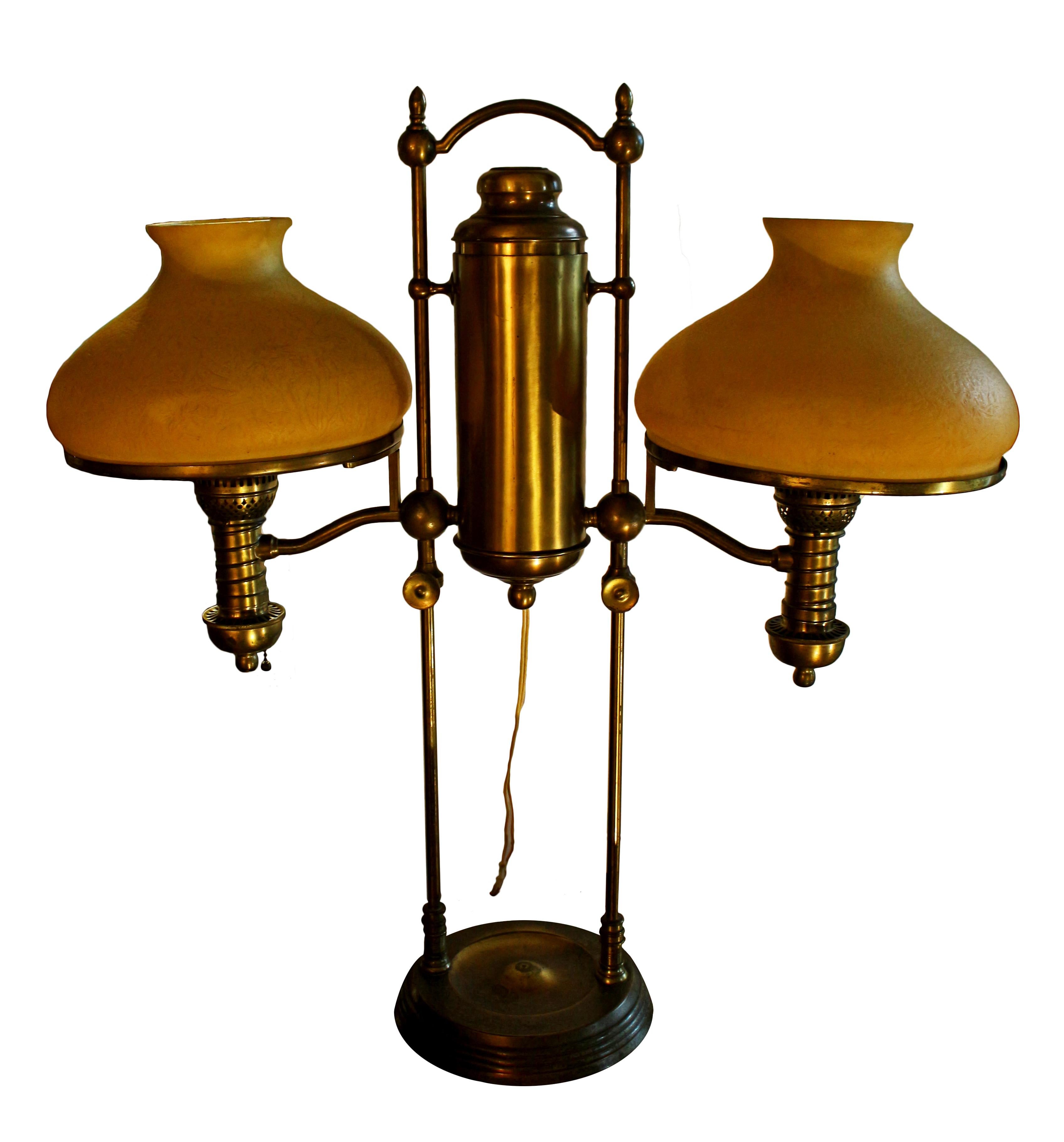 Early 20th Century Handel Student Lamp 1