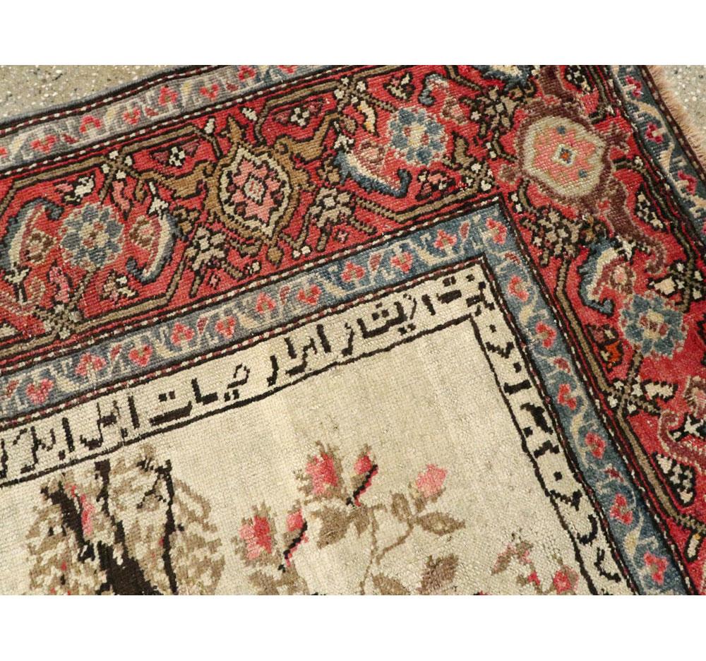20ième siècle Tapis d'accent du début du 20e siècle, fait à la main au Karabagh, circa 1920 en vente