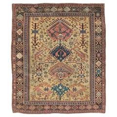 Early 20th Century Handmade Caucasian Soumak Flatweave Accent Rug Antique Early 20th Century Handmade Caucasian Soumak Flatweave Accent Rug
