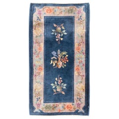 Tapis décoratif Art Déco chinois fait main du début du XXe siècle