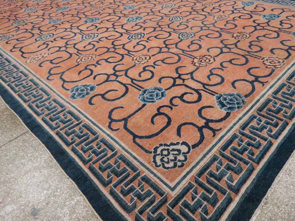 Early 20th Century Handmade Chinese Peking Long Room Size Carpet For Sale 2