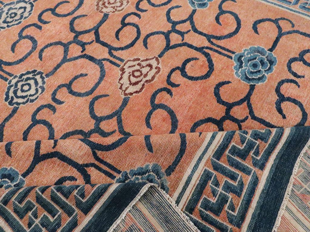 Tapis long chinois de Pékin du début du 20e siècle, fabriqué à la main, de taille normale en vente 1