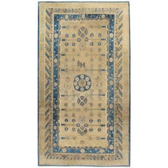 Early 20th Century Handmade East Turkestan Khotan Gallery Carpet, circa 1900