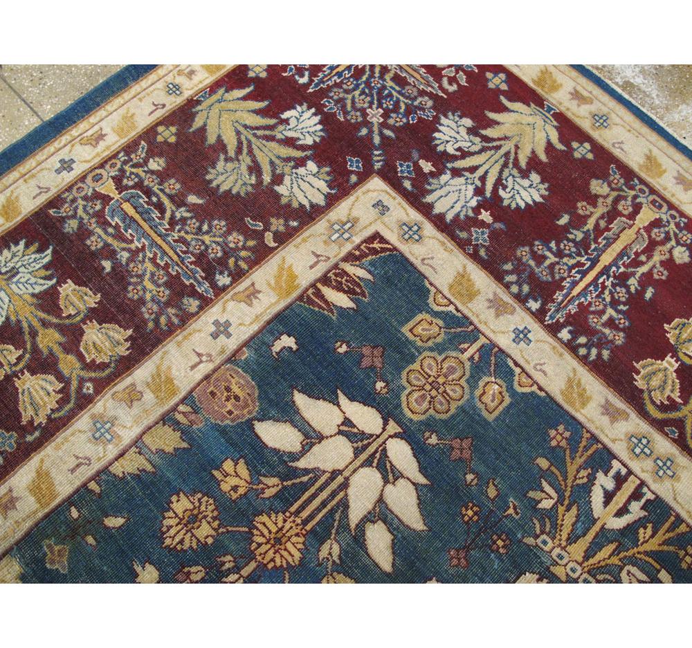 Early 20th Century Handmade Indian Amritsar Room Size Carpet 1