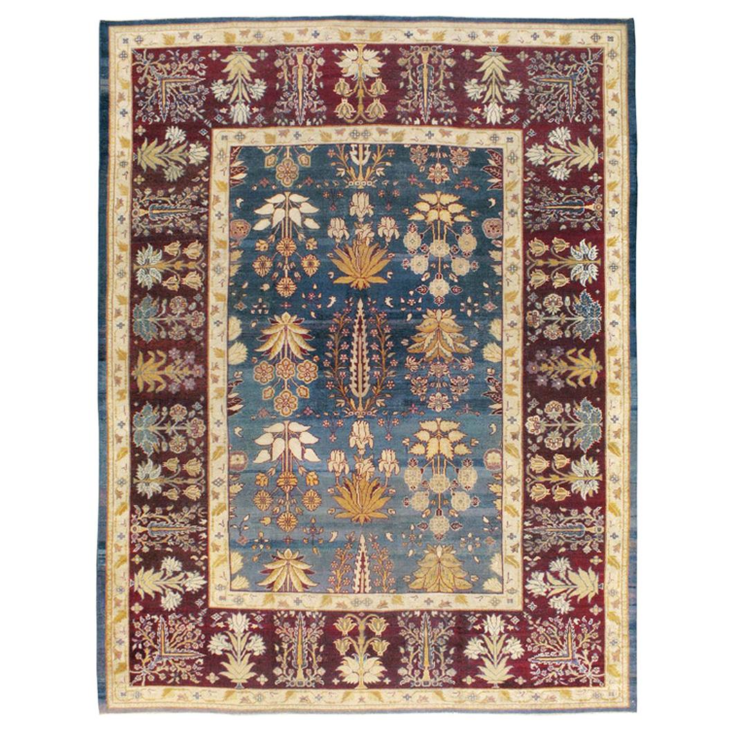 Early 20th Century Handmade Indian Amritsar Room Size Carpet