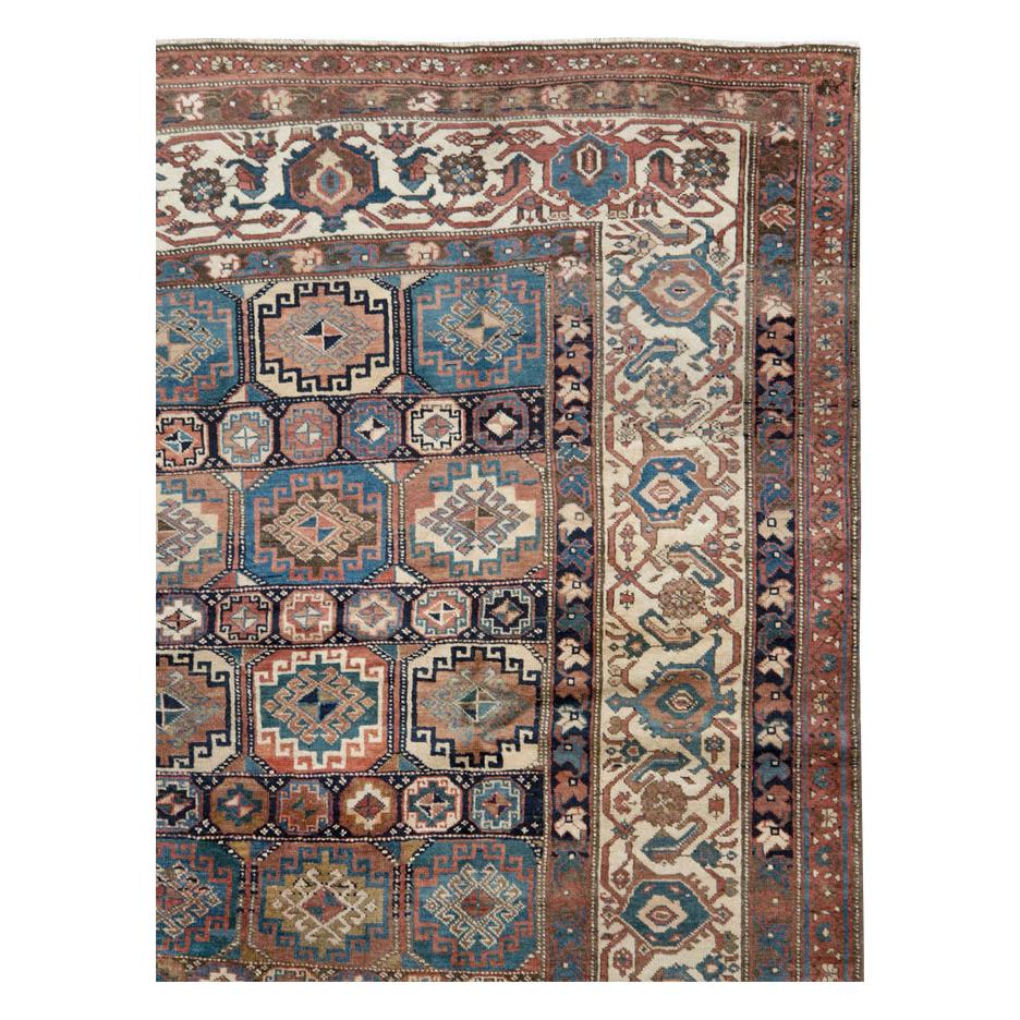 Tribal Early 20th Century Handmade Northwest Persian Room Size Carpet For Sale