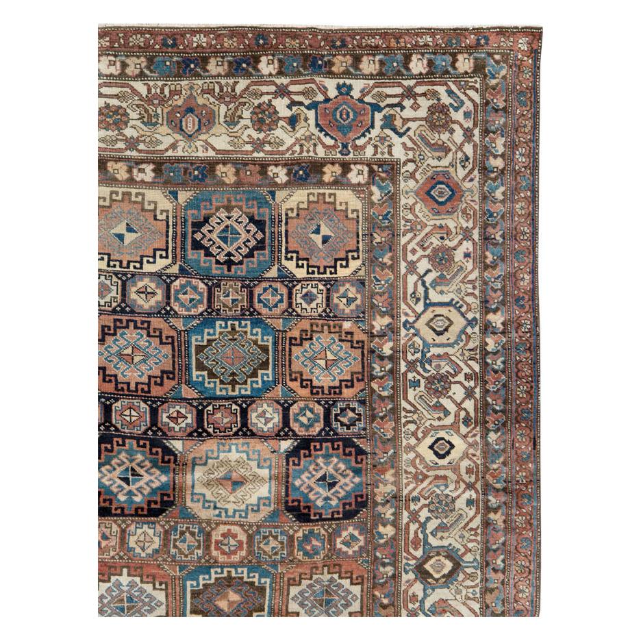 Hand-Knotted Early 20th Century Handmade Northwest Persian Room Size Carpet For Sale