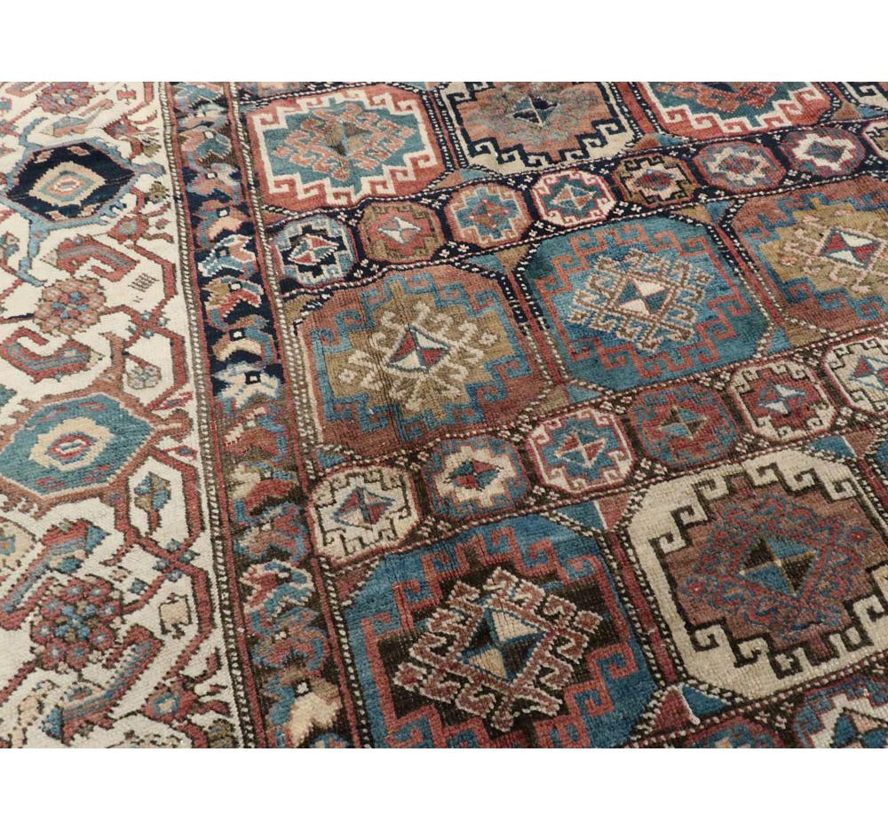 Wool Early 20th Century Handmade Northwest Persian Room Size Carpet For Sale