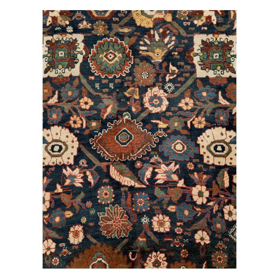 An antique Persian Bidjar small room size carpet handmade during the early 20th century.

Measures: 7' 3