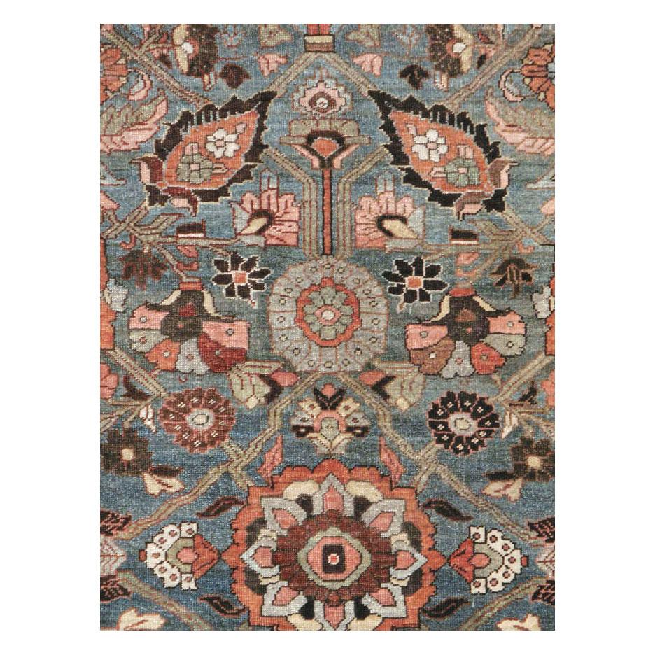 An antique Persian Bidjar small room size carpet handmade during the early 20th century.

Measures: 7' 4