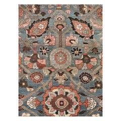 Tappeto persiano Bidjar di piccole dimensioni realizzato a mano all'inizio del XX secolo