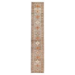 Early 20th Century Handmade Persian Heriz Long Runner