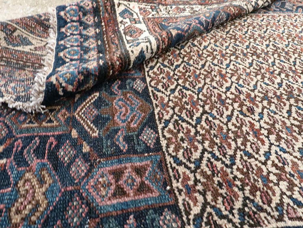 Early 20th Century Handmade Persian Kurd Accent Rug For Sale 4