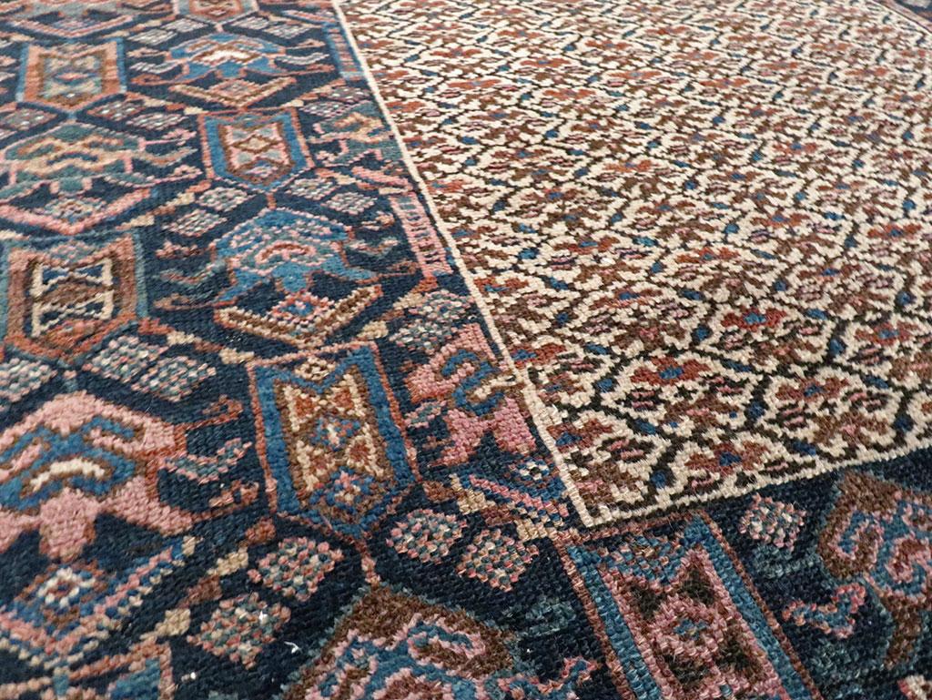 Early 20th Century Handmade Persian Kurd Accent Rug In Good Condition For Sale In New York, NY