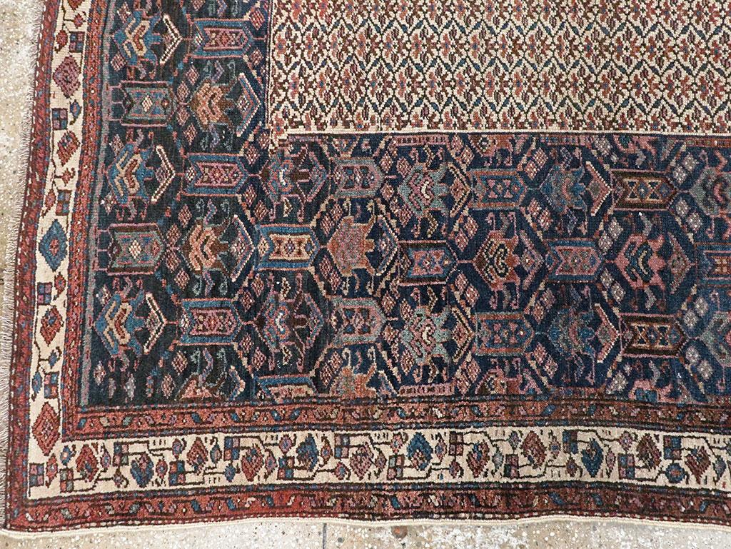 Early 20th Century Handmade Persian Kurd Accent Rug For Sale 2