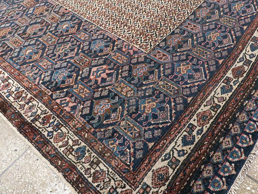 Early 20th Century Handmade Persian Kurd Accent Rug For Sale 3