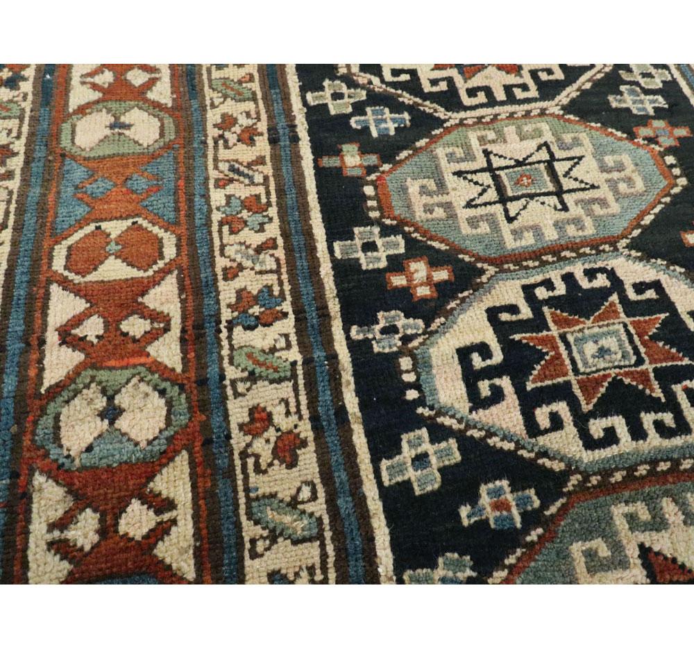 Wool Early 20th Century Handmade Persian Kurd Runner