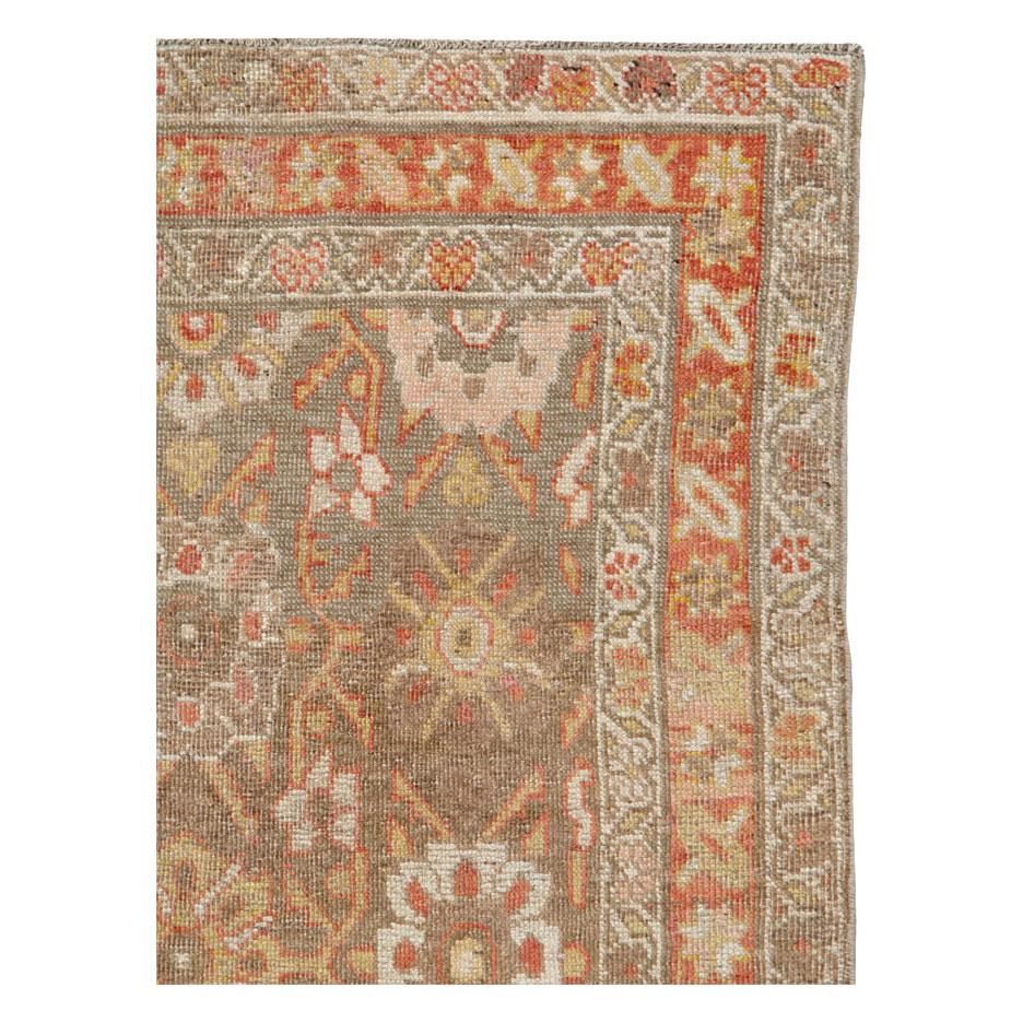 An antique Persian Kurd throw rug handmade during the early 20th century.

Measures: 3' 6
