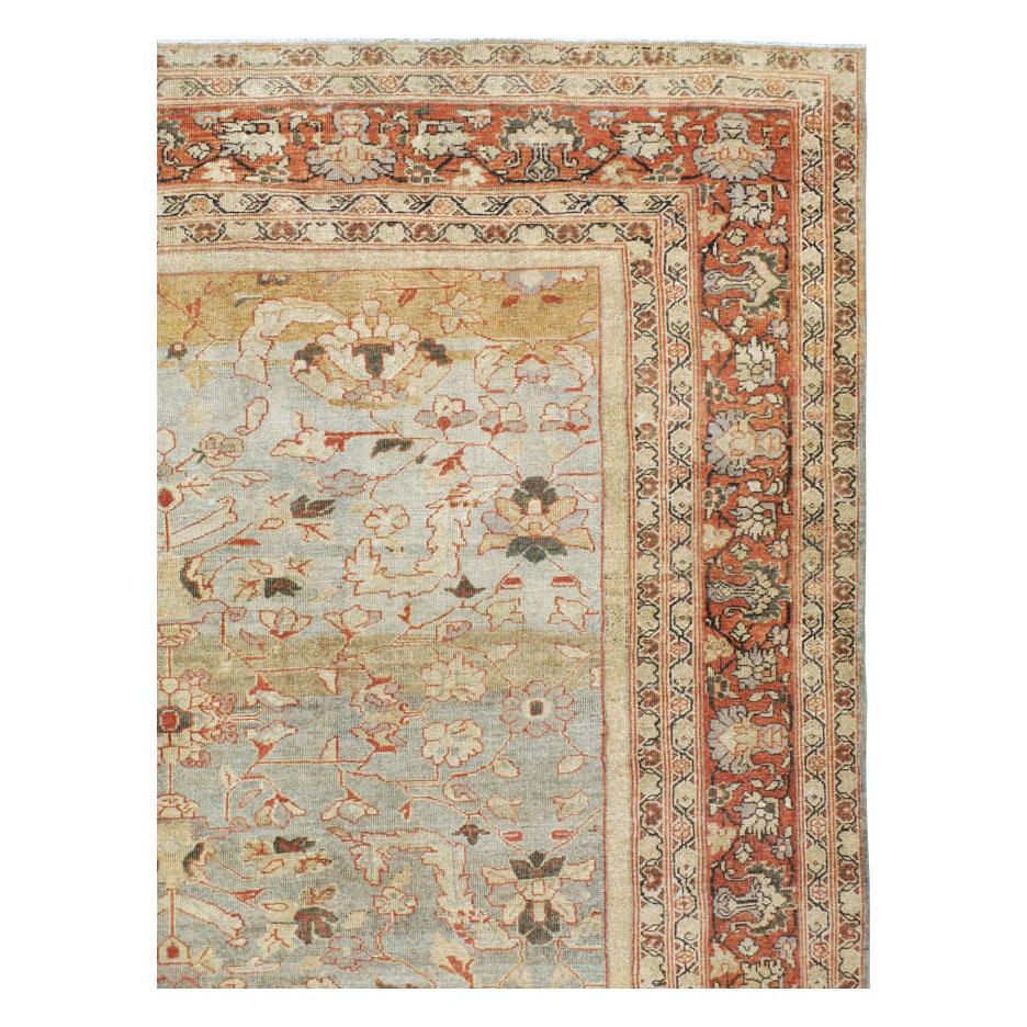 Handgefertigter persischer Mahal-Teppich in Zimmergröße aus dem frühen 20. Jahrhundert (Viktorianisch) im Angebot