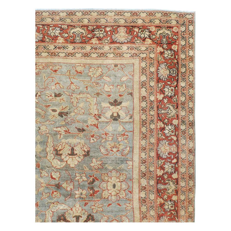 Handgefertigter persischer Mahal-Teppich in Zimmergröße aus dem frühen 20. Jahrhundert (Persisch) im Angebot