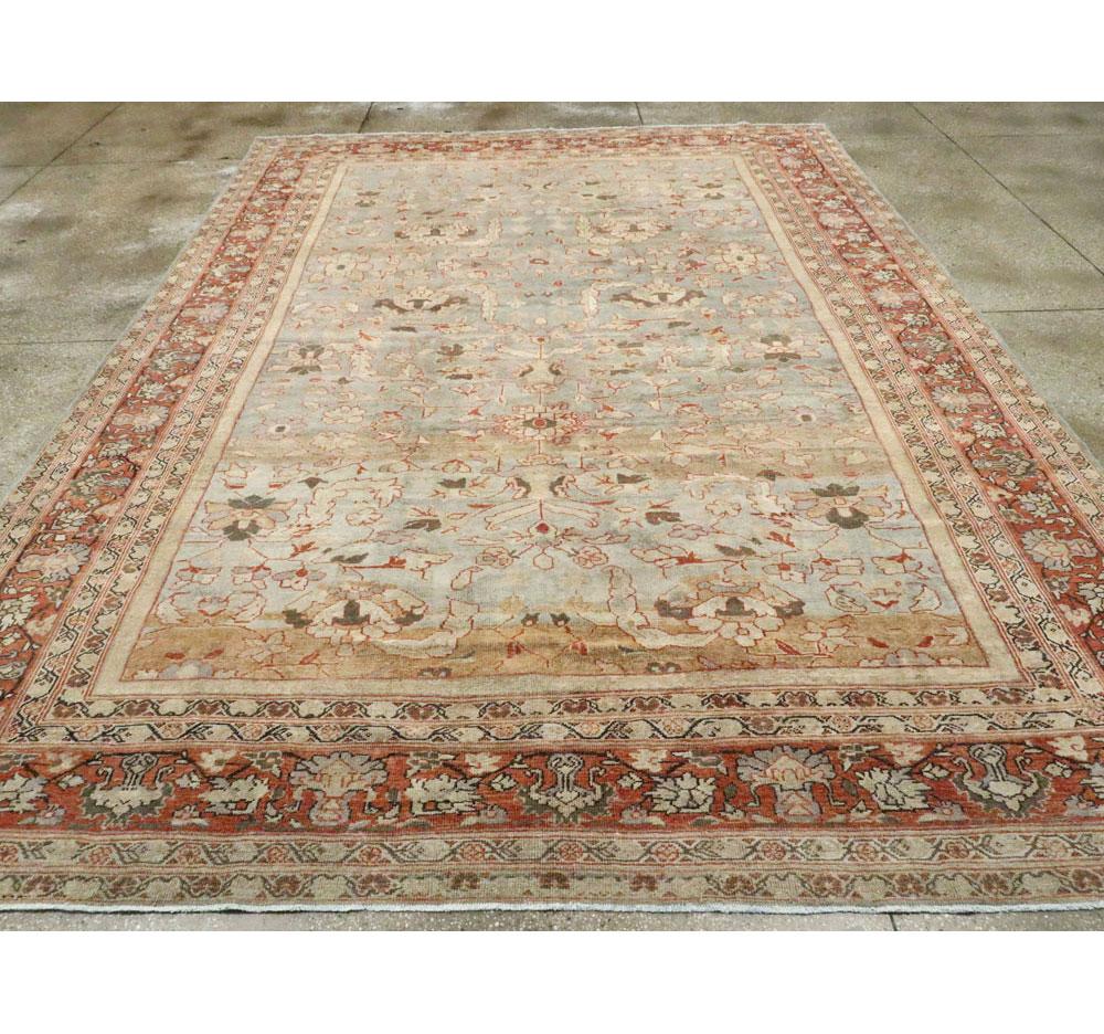 Handgefertigter persischer Mahal-Teppich in Zimmergröße aus dem frühen 20. Jahrhundert (Handgeknüpft) im Angebot