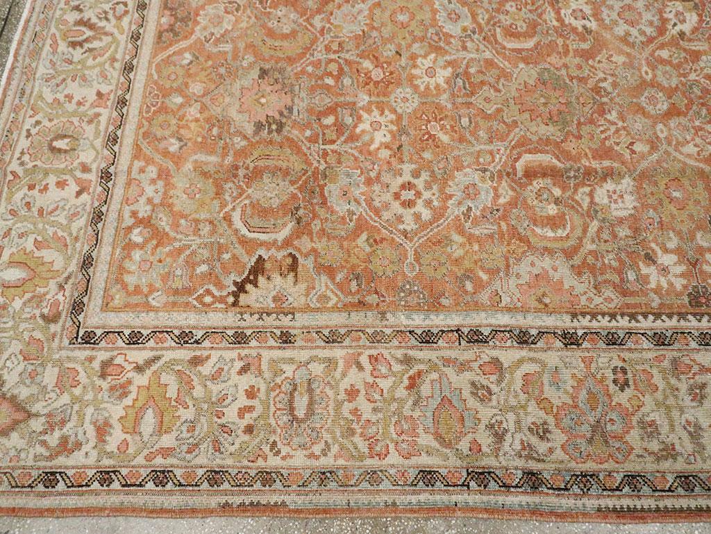 Handgefertigter persischer Mahal-Teppich in Zimmergröße aus dem frühen 20. Jahrhundert im Angebot 1