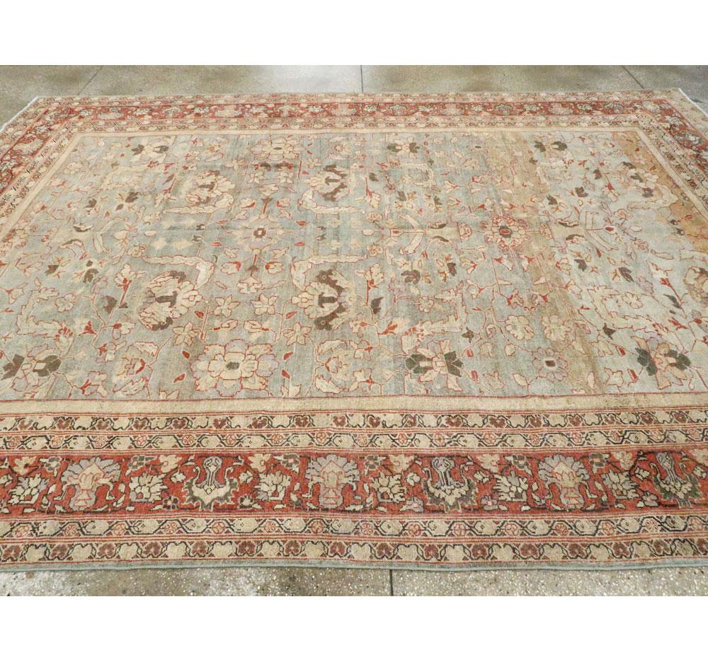 Handgefertigter persischer Mahal-Teppich in Zimmergröße aus dem frühen 20. Jahrhundert im Angebot 2
